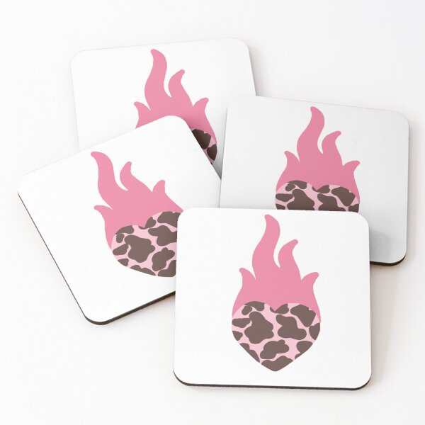 Item preview, Brown Cow Flame Heart designed and sold by CoraBr.