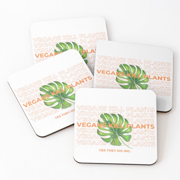 Item preview, Vegans Kill Plants designed and sold by OneWayOrAnother.