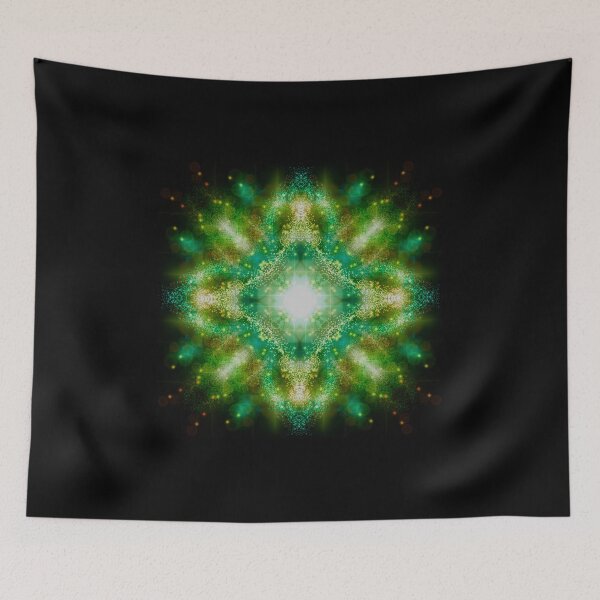 Item preview, Neon Mandala Flower Abstract designed and sold by Chatchot.