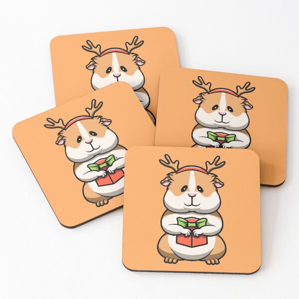 Item preview, Cute Christmas Guinea Pig designed and sold by cubbone.
