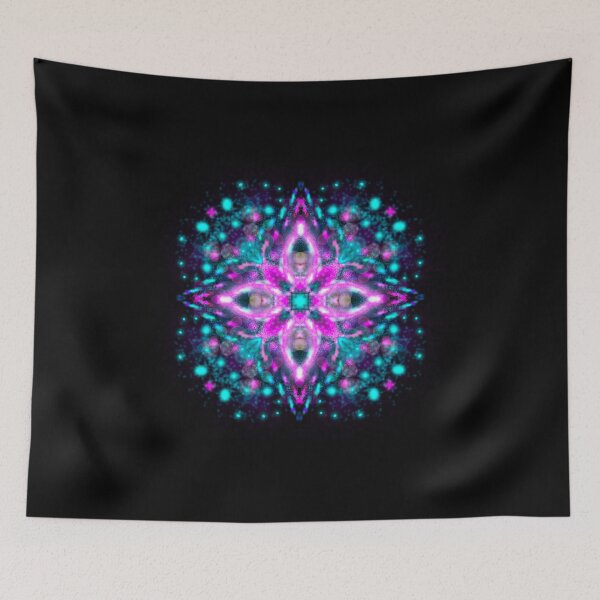 Item preview, Neon Mandala Flower Abstract designed and sold by Chatchot.