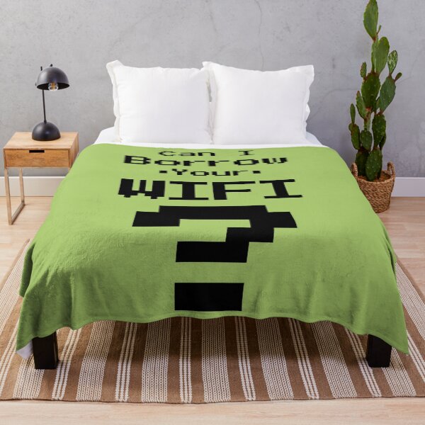 Item preview, Can I Borrow Your WIFI - Funny Online Gamer Quote designed and sold by mikeymadness.