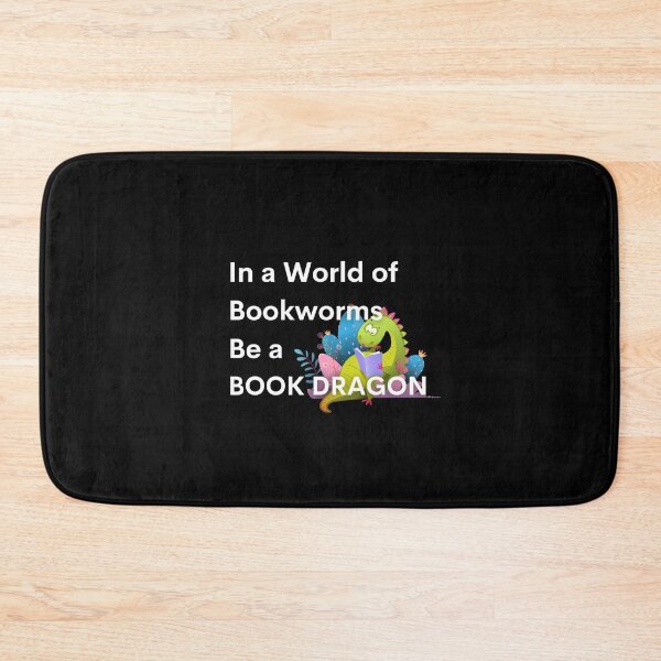 Item preview, In a World of Bookworms Be a BOOK DRAGON designed and sold by auradesign.