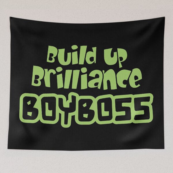 Item preview, Build Up Brilliance Boyboss Cartoon designed and sold by ArashiiGames.