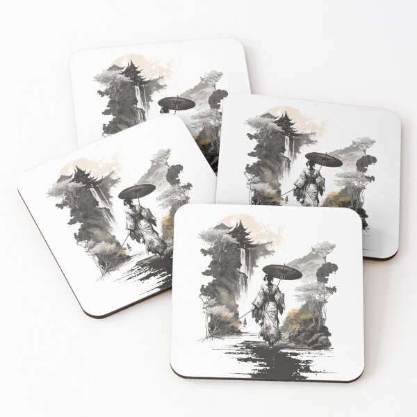 Item preview, Japanese Culture Reflections designed and sold by BellasArtStudio.