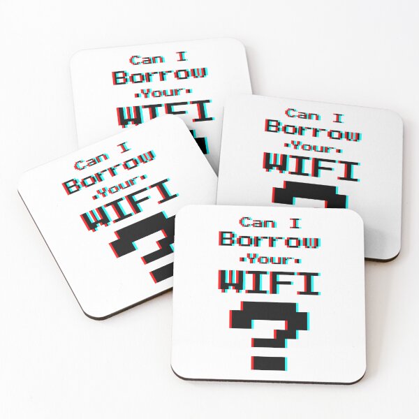 Item preview, Can I Borrow Your WIFI 3D - Funny Online Gamer Quote designed and sold by mikeymadness.