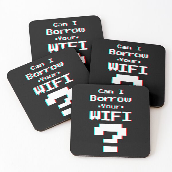 Artikelvorschau, Kann ich mir dein WIFI 3D ausleihen? - Lustiges Zitat für Online-Gamer entworfen und verkauft von mikeymadness.