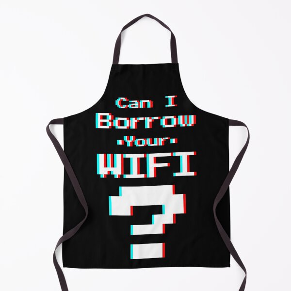 Item preview, Can I Borrow Your WIFI 3D - Funny Online Gamer Quote designed and sold by mikeymadness.