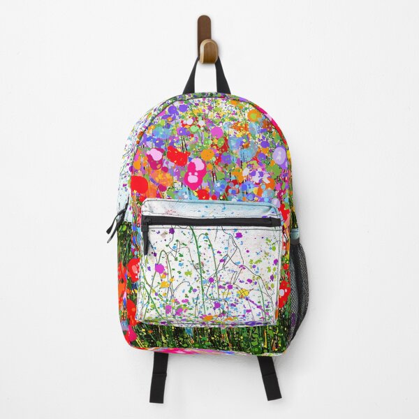 Item preview, Celebration of spring wildflowers. A tribute to countryside meadows. Paint splatters. designed and sold by Rocky Mountain Artistry.