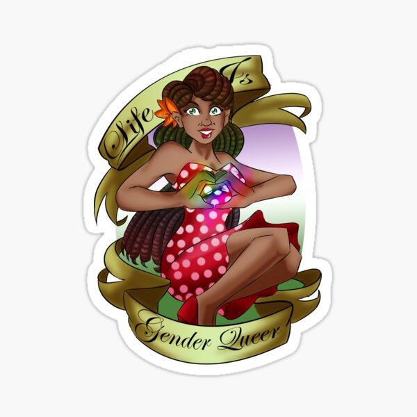 Life is Gender Queer Sticker