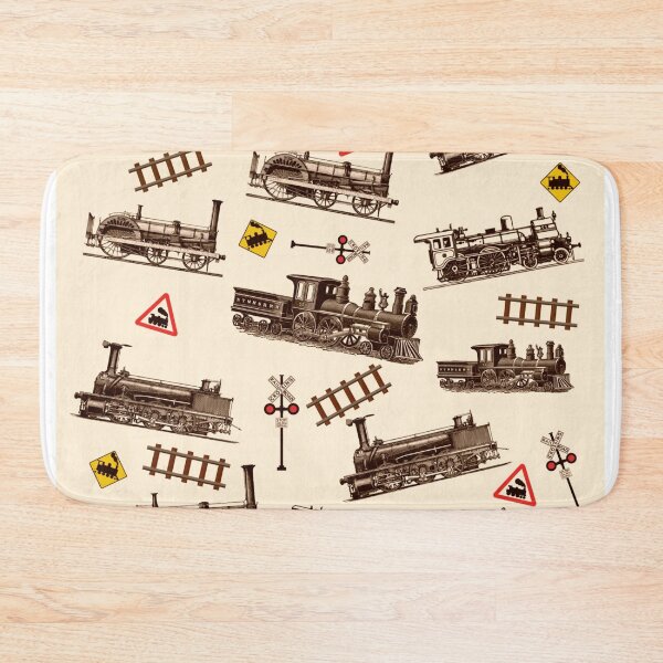 Item preview, Vintage retro steam old train pattern backpack designed and sold by Nishad4.