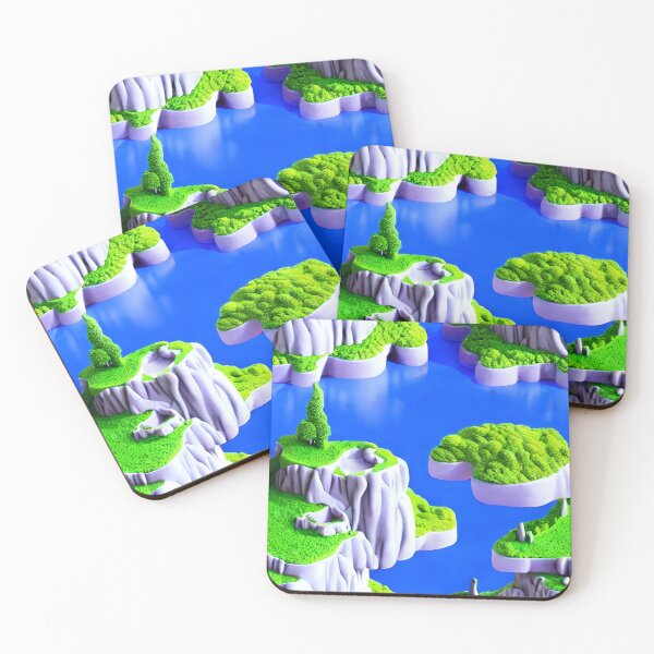 Item preview, Clay Fantasy Landscape - Seamless Pattern designed and sold by Chubuter.