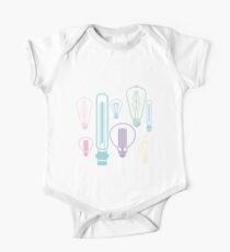 Vintage Light Bulbs One Piece - Short Sleeve