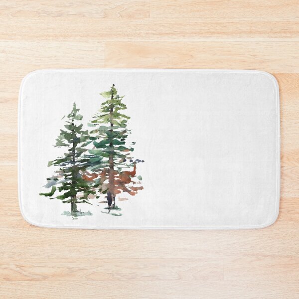 Item preview, Watercolor Christmas Trees designed and sold by junkydotcom.