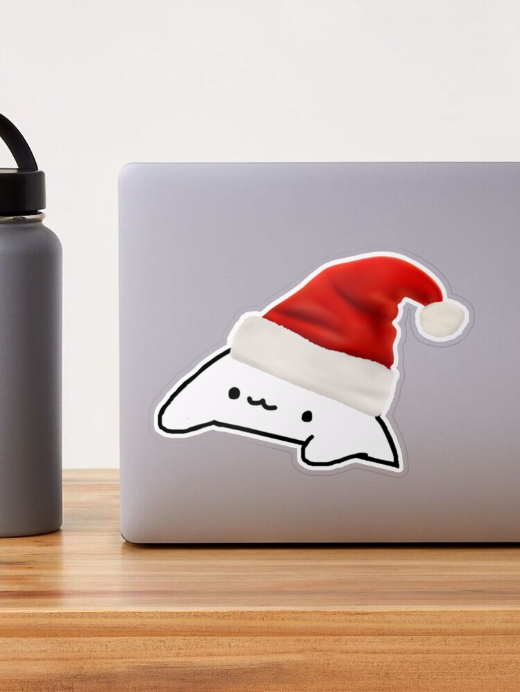 Bongo santa cat  Sticker for Sale by MIAO CHECK