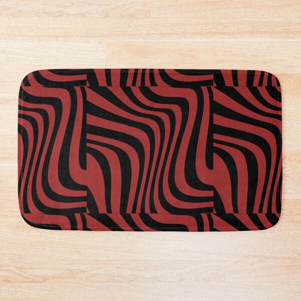 Item preview, Red Wave Print designed and sold by LivChrisDesigns.