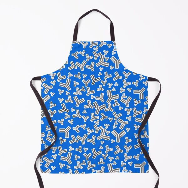 Item preview, Antibody Soup Grayscale - Blue Background designed and sold by Artsy-Chemist.
