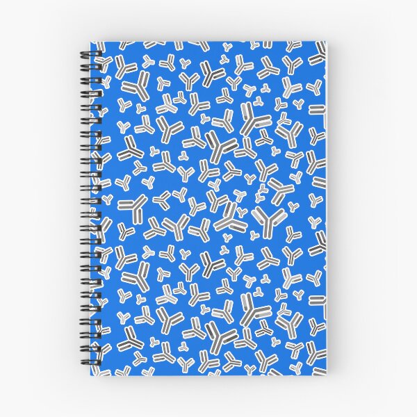 Item preview, Antibody Soup Grayscale - Blue Background designed and sold by Artsy-Chemist.