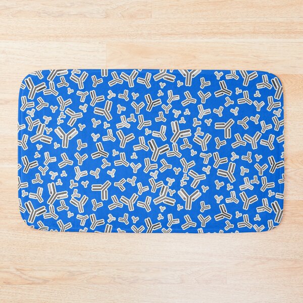 Item preview, Antibody Soup Grayscale - Blue Background designed and sold by Artsy-Chemist.