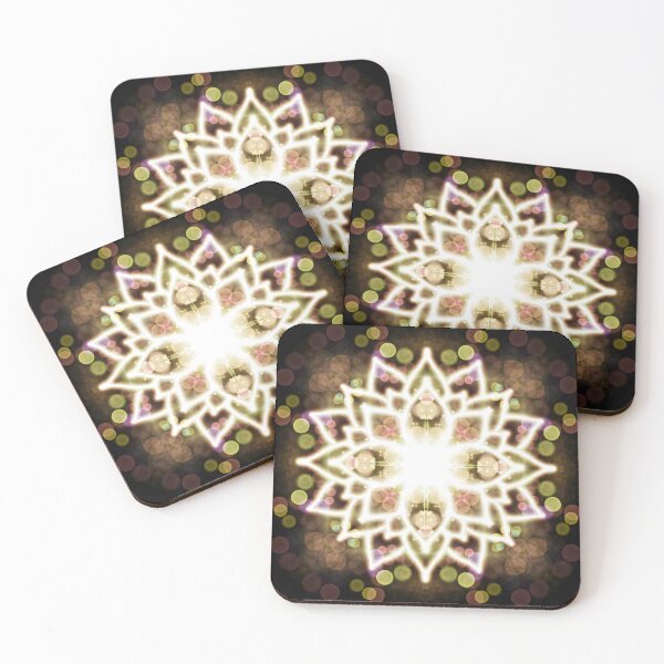 Item preview, Neon Mandala Flower Abstract designed and sold by Chatchot.