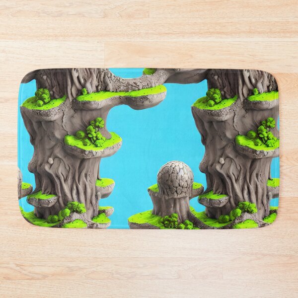 Item preview, Clay Magical Landscape - Seamless Pattern designed and sold by Chubuter.