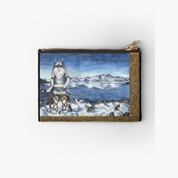 Item preview, Viking cat watercolor designed and sold by helenacooper.
