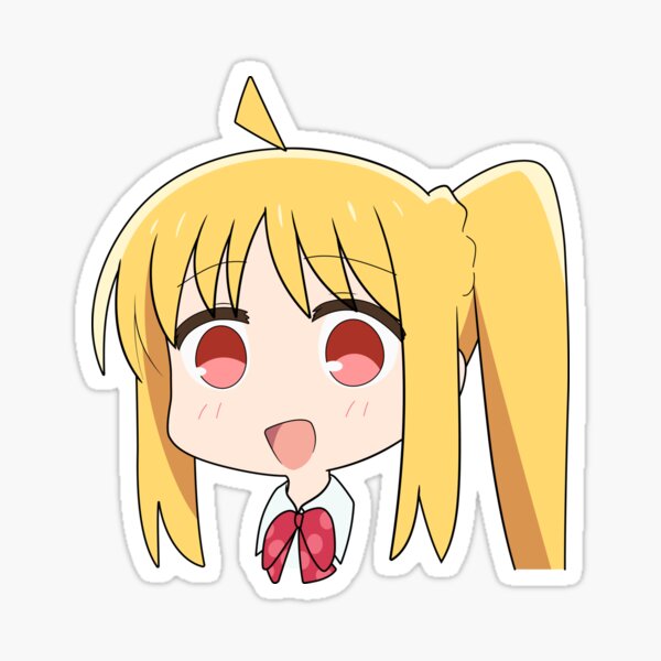 Bocchi - Hitori Bocchi Gotoh Funny Faces Sticker for Sale by aeeenry in  2023