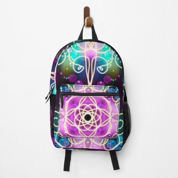 Item preview, Neon Mandala Flower Abstract designed and sold by Chatchot.