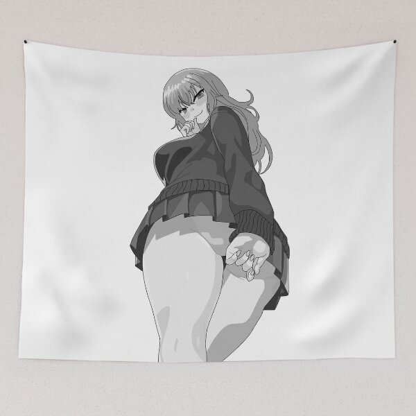 Item preview, Lewd anime girl hentai manga ecchi waifu titties ass gray tone designed and sold by ArthurPoe.