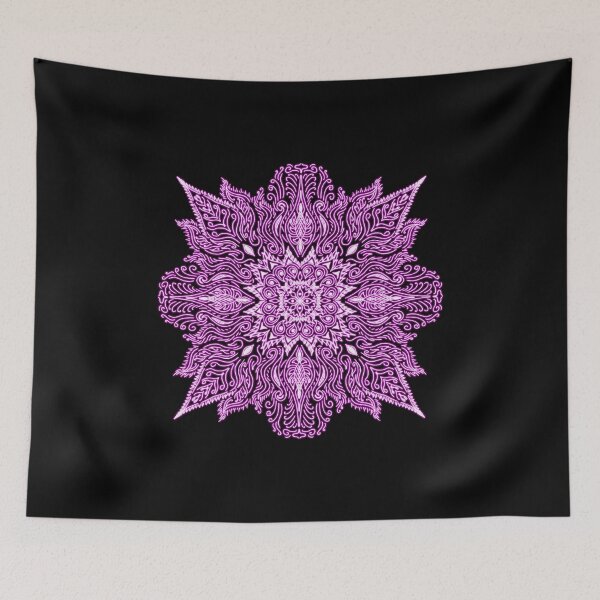 Item preview, Neon Mandala Flower Abstract designed and sold by Chatchot.