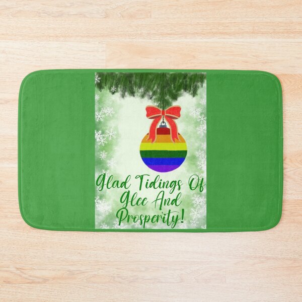Item preview, Rainbow Christmas Design -Glad Tidings Of Glee Amd Prosperity designed and sold by LethalPixieDust.