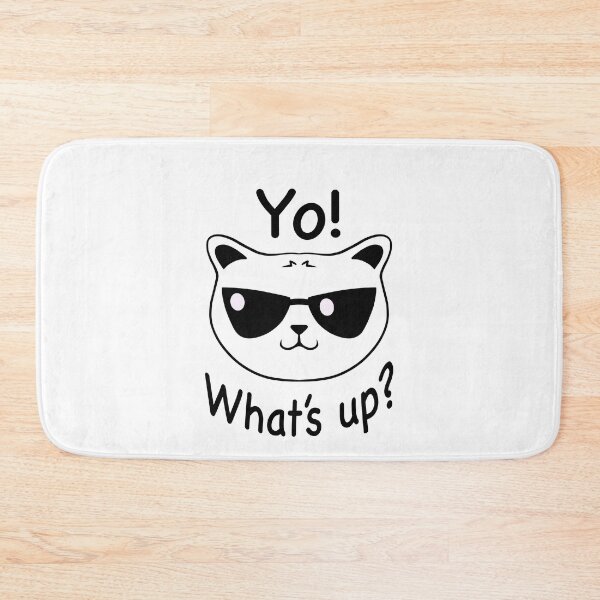 Item preview, Cat design- Yo! What's up! designed and sold by Artsbykk.