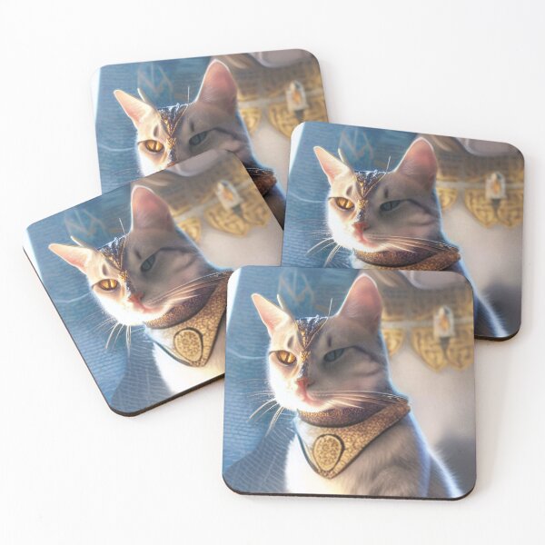 Item preview, Fantasy cat princess, AI art designed and sold by Dendros-Studio.