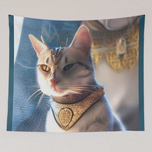 Item preview, Fantasy cat princess, AI art designed and sold by Dendros-Studio.