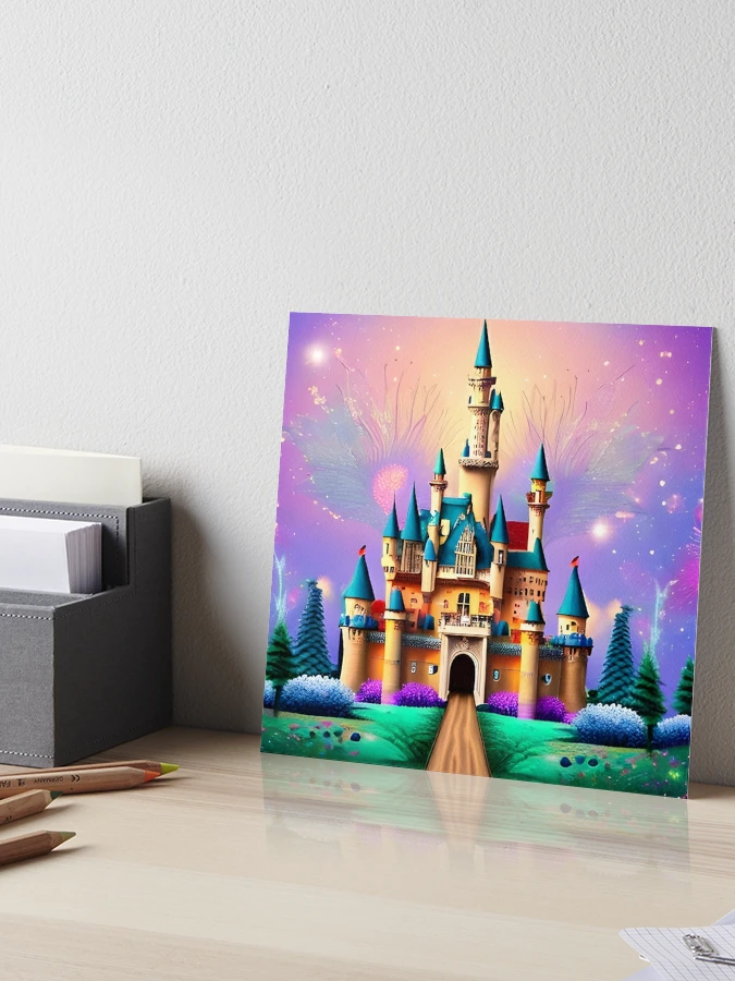 Tableau Château Disney Pink Castle – Ma jolie toile