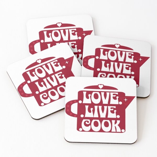 Item preview, live . love. cook designed and sold by Pratyush1111.