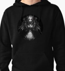 WOW- Sylvanas WIndrunner with out Wallpaper Pullover Hoodie