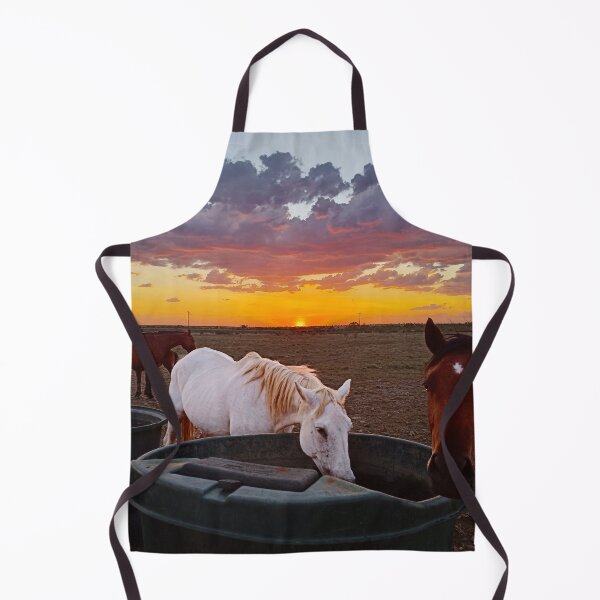 Item preview, Horses in the Australian Outback Sunset designed and sold by jaynerushton.