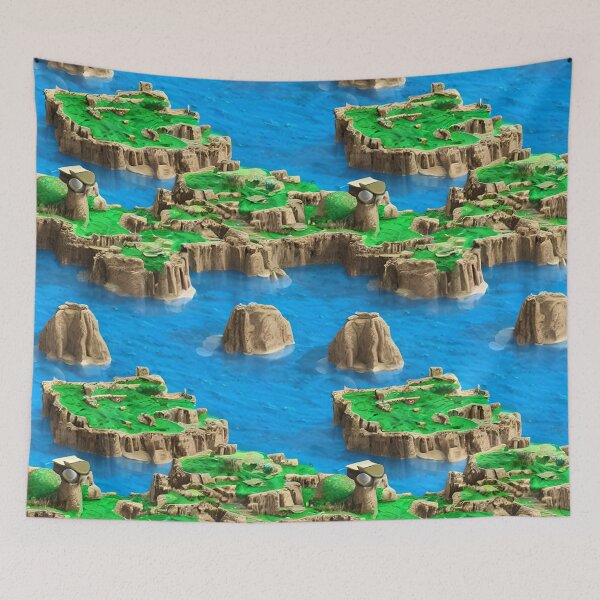 Item preview, Magic River Landscape - Seamless Pattern designed and sold by Chubuter.