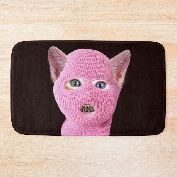 Item preview, Ski mask cat designed and sold by rustycatart.