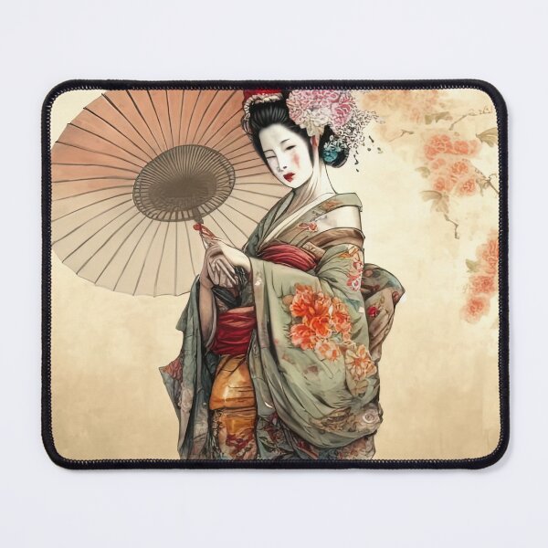 Item preview, Flower Kimono, Geisha no. 5 designed and sold by BellasArtStudio.