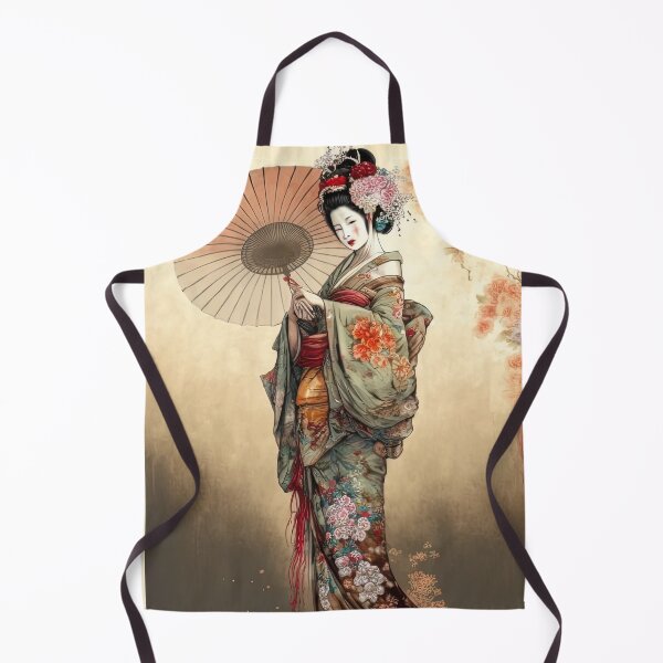 Item preview, Flower Kimono, Geisha no. 5 designed and sold by BellasArtStudio.