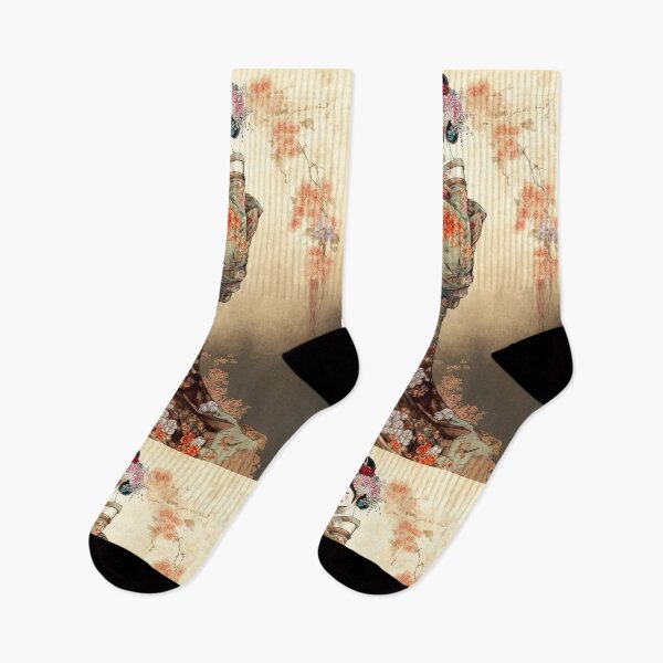 Item preview, Flower Kimono, Geisha no. 5 designed and sold by BellasArtStudio.