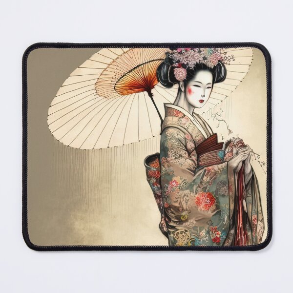 Item preview, Flower Kimono, Geisha no. 6 designed and sold by BellasArtStudio.
