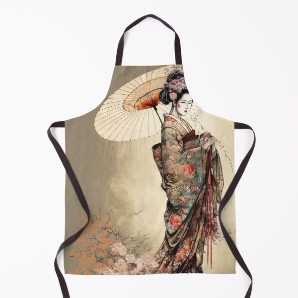 Item preview, Flower Kimono, Geisha no. 6 designed and sold by BellasArtStudio.