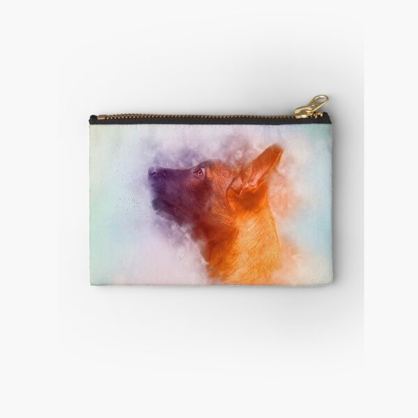 Item preview, Belgian Malinois Puppy Painting - Mechelaar designed and sold by k9printart.