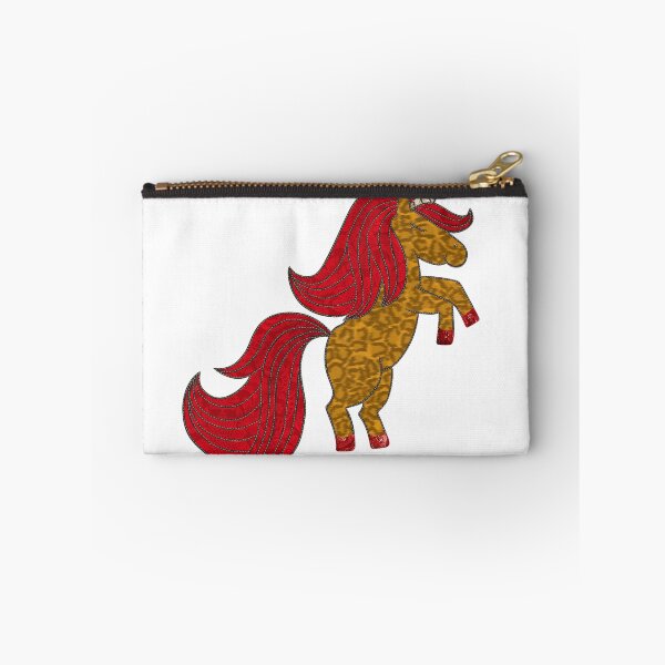 Item preview, Faux Embroidery Tacky Fiery Leopard Sparkle Unicorn designed and sold by quirkycounselor.