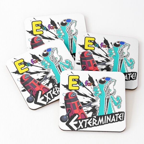 Item preview, E is for Exterminate designed and sold by JavaWolfDesign.