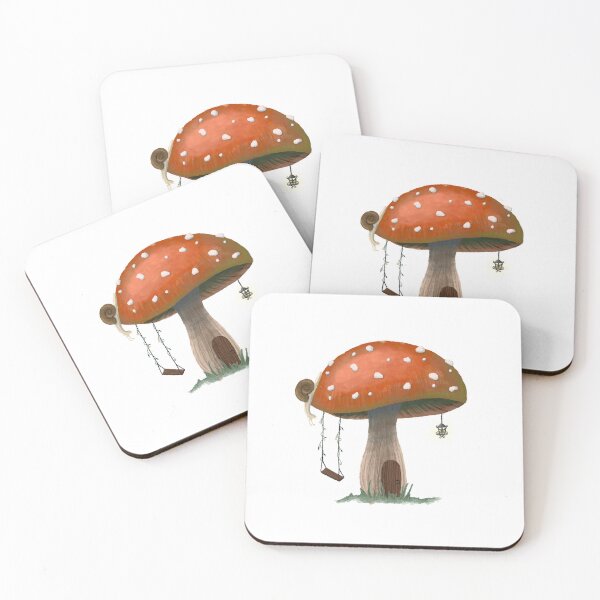 Item preview, Fairy mushroom and snail designed and sold by -Lily-Anne-.