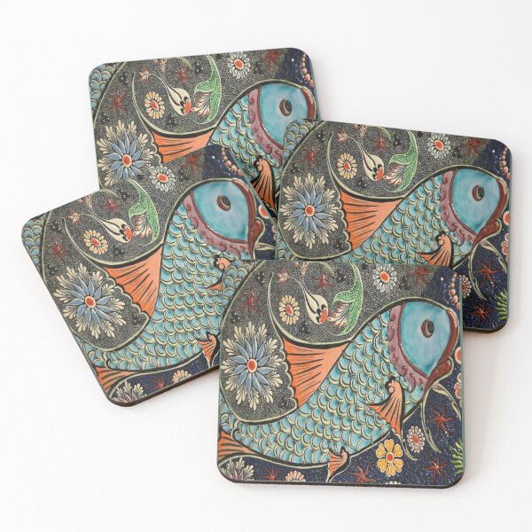 Item preview, Mosaic fish tile art  designed and sold by Creative-draw.